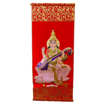 Materiałowa Thanka - SARASWATI
